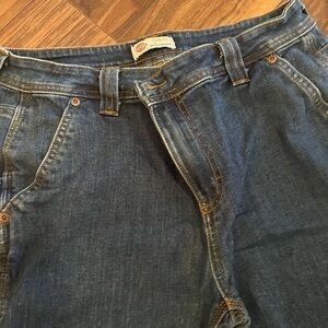 Dickie’s denim carpenter pants.